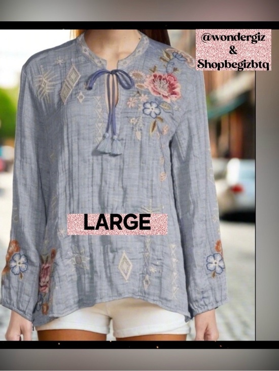Johnny Was Tops - 🔥🔥🔥 Clearance Sale JOHNNY WAS BLOUSE LARGE Reduced Buy Now & Save
